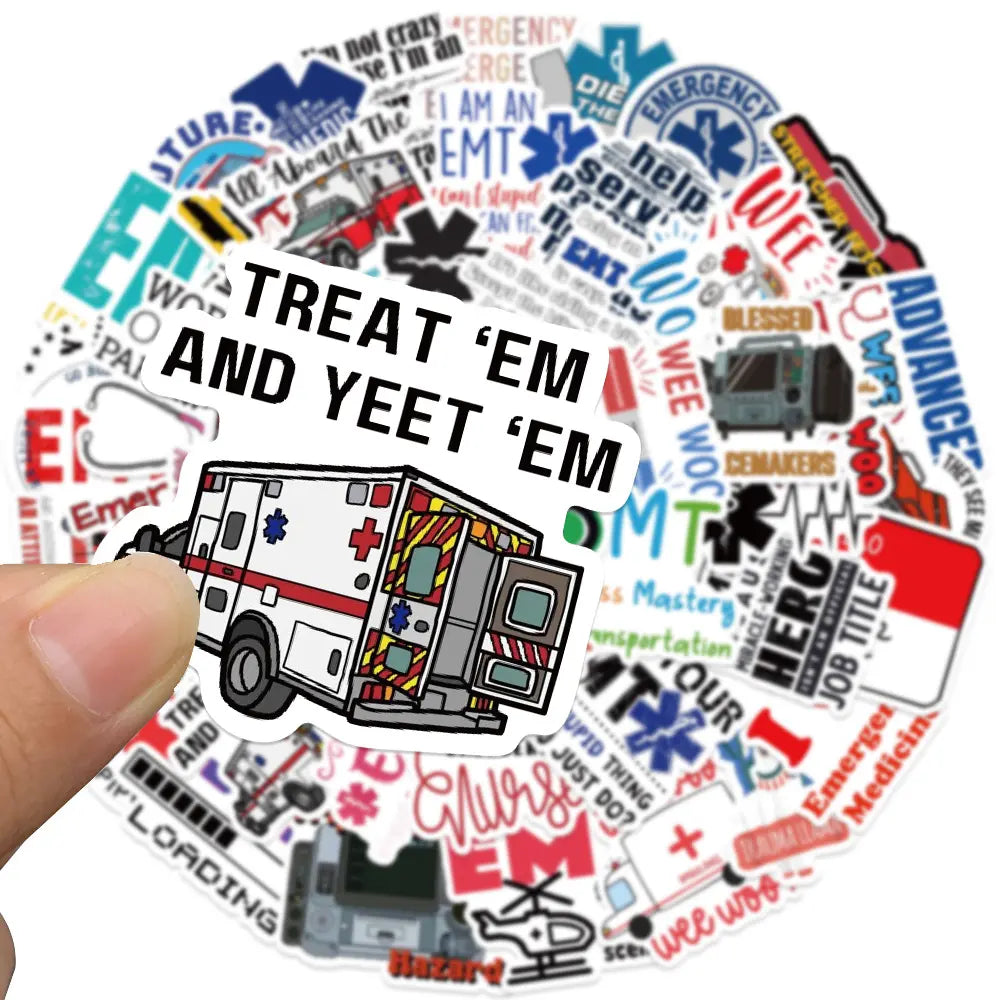 50 EMT Stickers